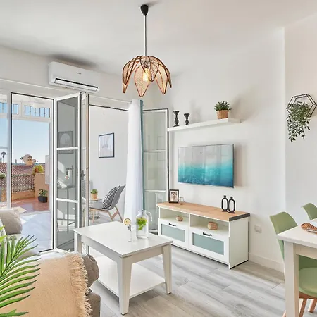 Faro I Lovely With Sunny Terrace, Barbacoa Pet Friendly In Mijas Costa & Fuengirola Apartment El Faro